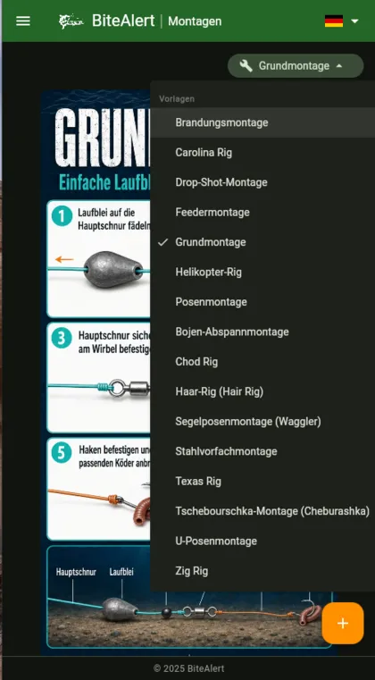 Montagen in BiteAlert